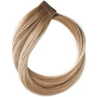 Rapunzel of sweden Premium Tape Extensions Straight / Classic Tape 4 cm / 8 pieces Brown Ash Blonde Balayage B5.1/7.3 50 cm Hair extensions 20 g