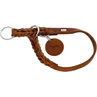 Hunter Retrieverhalsband Solid Education Cognac | L-XL 55-60cm/18mm
