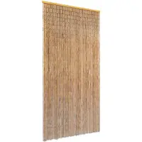 vidaXL Vliegengordijn 90x220 cm bamboe