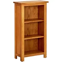 vidaXL Boekenkast 45x22,5x82 cm massief eikenhout