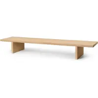 Ferm Living Kona Bijzettafel Natuurlijk Eiken H20 Cm - Bijzettafels & buffetten Eikenfineer Natural Oak - 1104264894