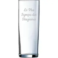 Arcoroc Longdrinkglas gegraveerd - 31cl - Le Plus Sympa des Stagiaires
