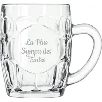 Libbey Bierpul gegraveerd - 55cl - La Plus Sympa des Tantes