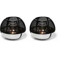 Philippi Set Luna theelichthouders S - Waxinelichthouders - Zwart - Modern