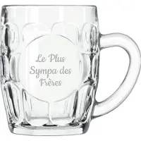 Libbey Bierpul gegraveerd - 55cl - Le Plus Sympa des Frères