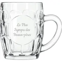 Libbey Bierpul gegraveerd - 55cl - Le Plus Sympa des Beaux-pères