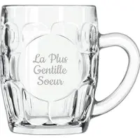 Libbey Bierpul gegraveerd - 55cl - La Plus Gentille Soeur
