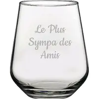 Pasabahce Drinkglas gegraveerd - 42,5cl - Le Plus Sympa des Amis