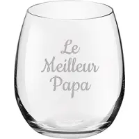 Royal Leerdam Drinkglas gegraveerd - 39cl - Le Meilleur Papa