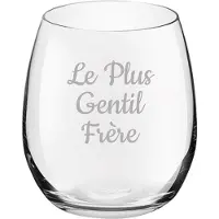 Royal Leerdam Drinkglas gegraveerd - 39cl - Le Plus Gentil Frère