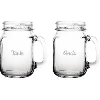 Fusion Drinkglas gegraveerd - 45cl - Tante & Oncle