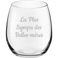 Royal Leerdam Drinkglas gegraveerd - 39cl - La Plus Sympa des Belles-mères