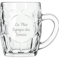 Libbey Bierpul gegraveerd - 55cl - La Plus Sympa des Soeurs