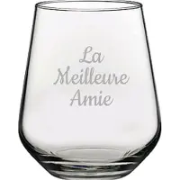 Pasabahce Drinkglas gegraveerd - 42,5cl - La Meilleure Amie