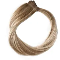 Rapunzel of sweden Premium Tape Extensions Straight / Classic Tape 4 cm / 8 pieces Dark Ashy Blonde Balayage B2.6/10.7 40 cm Hair extensions 18 g