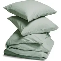 Yumeko Dekbedovertrek set Flanel 240x220 Groen - Eco, Bio & Fairtrade