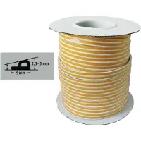 Fix-o-moll - Tochtband - P Profiel - 100 M X 9 Mm - 2.5-5 Mm - Wit P-profiel Wit