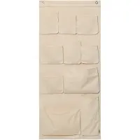 Ferm Living Canvas wall pockets opberger voor aan de muur 70x160 cm