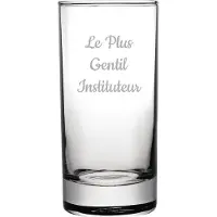 Fusion Longdrinkglas gegraveerd - 28,5cl - Le Plus Gentil Instituteur
