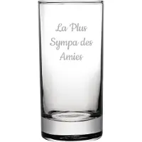 Fusion Longdrinkglas gegraveerd - 28,5cl - La Plus Sympa des Amies