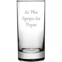 Fusion Longdrinkglas gegraveerd - 28,5cl - Le Plus Sympa des Papas