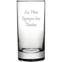 Fusion Longdrinkglas gegraveerd - 28,5cl - La Plus Sympa des Tantes