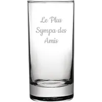 Fusion Longdrinkglas gegraveerd - 28,5cl - Le Plus Sympa des Amis