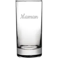 Fusion Longdrinkglas gegraveerd - 28,5cl - Maman