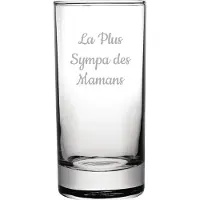 Fusion Longdrinkglas gegraveerd - 28,5cl - La Plus Sympa des Mamans