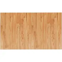 vidaXL Wastafelblad 100x60x2,5cm behandeld massief hout lichtbruin
