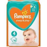 Pampers Sleep & Play maat 4 - 14 Stuks