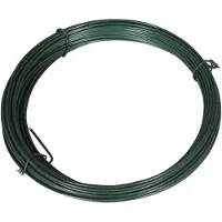 vidaXL Fil de liaison de clôture 25 m 14/2 mm Acier Vert