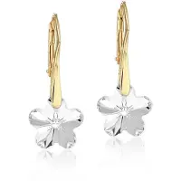 Montebello Oorbellen Roos BG92 - 925 Zilver Verguld - Swarovski - Ø12mm - 25mm