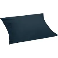 Yumeko Kussensloop Percal Katoen 60x70 Blauw - Eco, Bio & Fairtrade