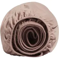 Yumeko Hoeslaken Jersey Katoen 180x210 Roze - Eco, Bio & Fairtrade