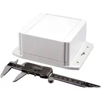 Hammond Electronics 1555NF42GY Universele behuizing 120 x 120 x 62 ABS Lichtgrijs 1 stuk(s)