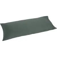 Yumeko Kussensloop Jersey Katoen 40x80 Groen - Eco, Bio & Fairtrade