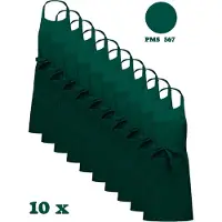 Kariban Awesome-Gifts - Horeca schort - Keukenschort - Kookschort - Barbecueschort - onbedrukt - 76 x 90 cm - per 10 stuks - Bottle Green