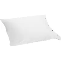 Yumeko Kussensloop Jersey Katoen 50x60 Wit - Eco, Bio & Fairtrade