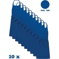 Kariban Awesome-Gifts - Horeca schort - Keukenschort - Kookschort - Barbecueschort - onbedrukt - 76 x 90 cm - per 10 stuks - Royal Blue