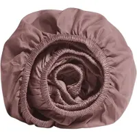 Yumeko Hoeslaken Katoen Satijn 180x200 Roze - Eco, Bio & Fairtrade