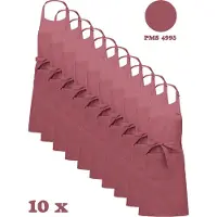 Kariban Awesome-Gifts - Horeca schort - Keukenschort - Kookschort - Barbecueschort - onbedrukt - 76 x 90 cm - per 10 stuks - Marsala