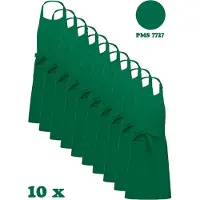 Kariban Awesome-Gifts - Horeca schort - Keukenschort - Kookschort - Barbecueschort - onbedrukt - 76 x 90 cm - per 10 stuks - Kelly Green