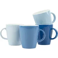 Gimex - Colour Line - Mok - Sky - 380 ml - 4 Stuks