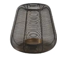 Ptmd Jaden Black Iron Stormlight Small Border Round M