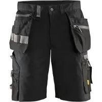 Blakläder Korte werkbroek stretch 1598-1343 46 / Zwart
