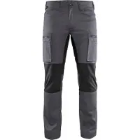 Blakläder Service werkbroek met stretch 14591845 | Medium Grijs/Zwart | Maat 50 - 7330509748794