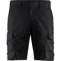 Blakläder Industrie short met stretch 14461832 | Zwart/Donkergrijs | Maat 64 - 7330509758731