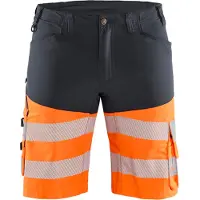 Blakläder Short met stretch High-Vis 15411811/ | Medium Grijs/ High Vis Oranje | Maat 60 - 7330509748343