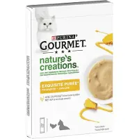 Gourmet Nature's Creations - Kattensnack - Puree met Kip en Pompoen - 55 x 10 g